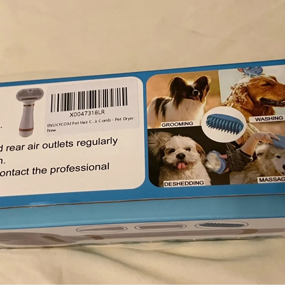 Pet Blow Dryer with removal, spray/mist/steamer brush